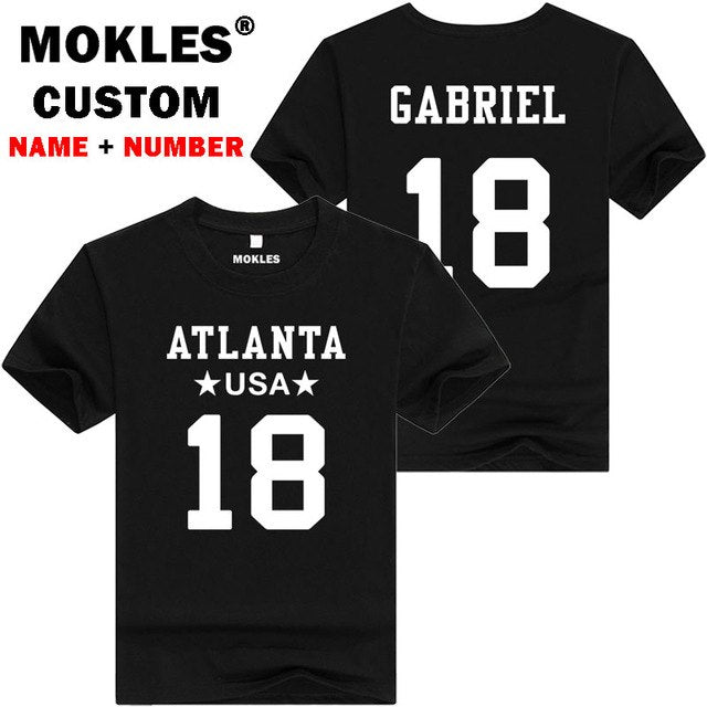 TAYLOR GABRIEL 18 atlanta custom made name number