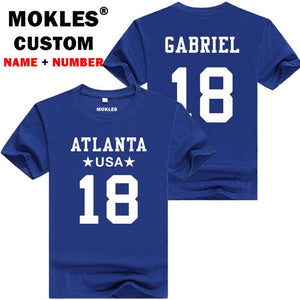 TAYLOR GABRIEL 18 atlanta custom made name number
