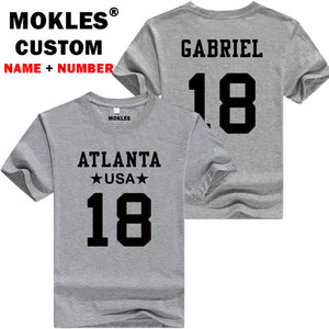 TAYLOR GABRIEL 18 atlanta custom made name number