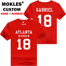 Load image into Gallery viewer, TAYLOR GABRIEL 18 atlanta custom made name number